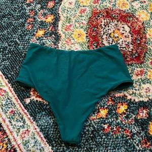 High waisted bikini bottoms.